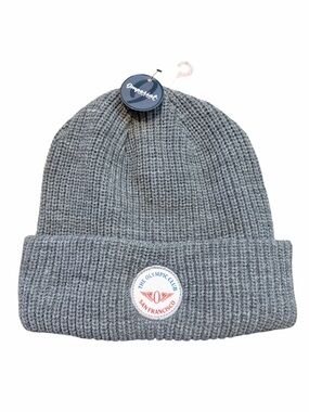 IMPERIAL The Olympic Club San Francisco Gray Cuffed Knit Beanie Hat NWT